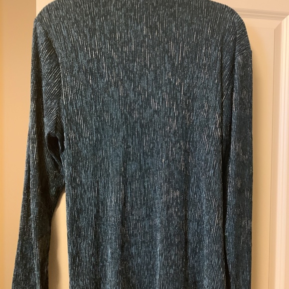 Blue and Silver long sleeve top - Picture 3 of 3